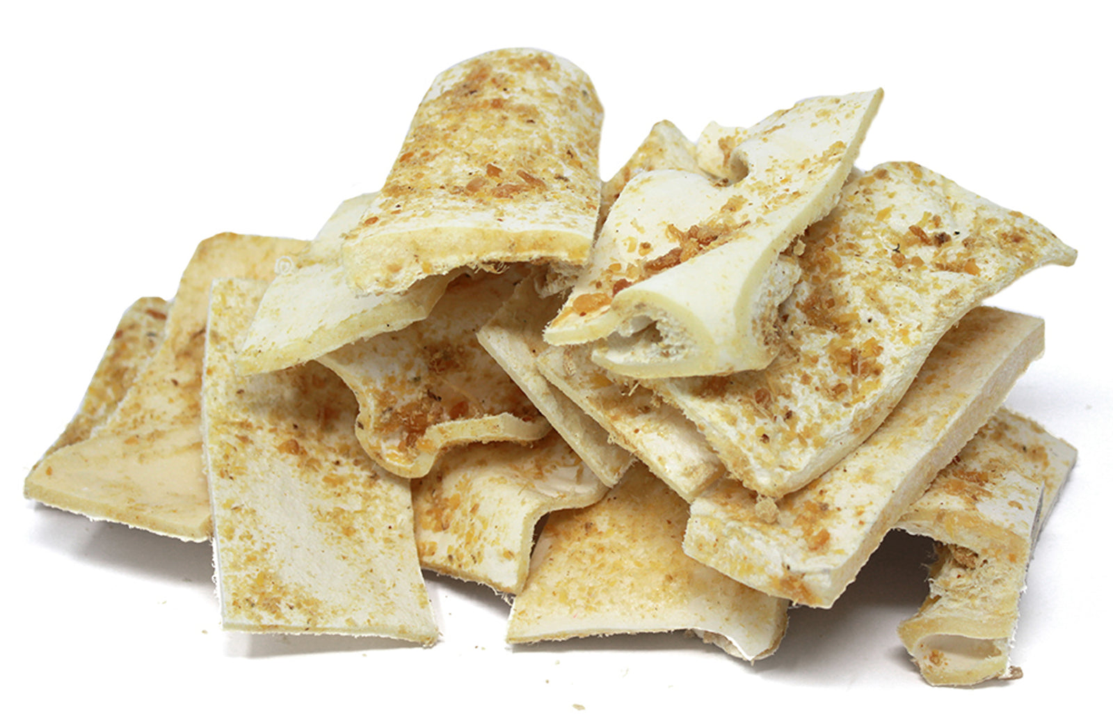 Beef Cheek Dog Chew Treat,  340 grams (12 oz.) Dusted With Bully Stick Flakes,  All Natural High Protein, Digestible, Dental Health, Long-Lasting Chew for Medium to Large Dogs