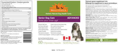 WellyTails Senior Dog Care ADVANCED (formule mise à jour)