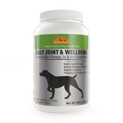 WELLYTAILS® DAILY JOINT & WELLBEING 852 grams (30 oz.) MADE IN CANADA